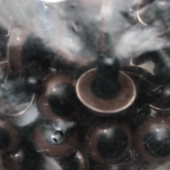 plastic brown eyes craft sewing animal eyes sewing - Picture 6 of 7